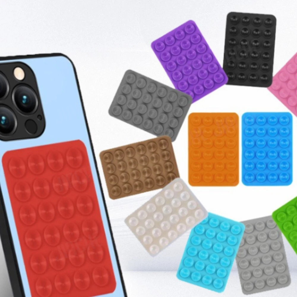 실리콘 휴대 전화 고정 흡입 컵 자동차 장착 브래킷 전화 케이스 범용 안티 슬립 흡입 컵