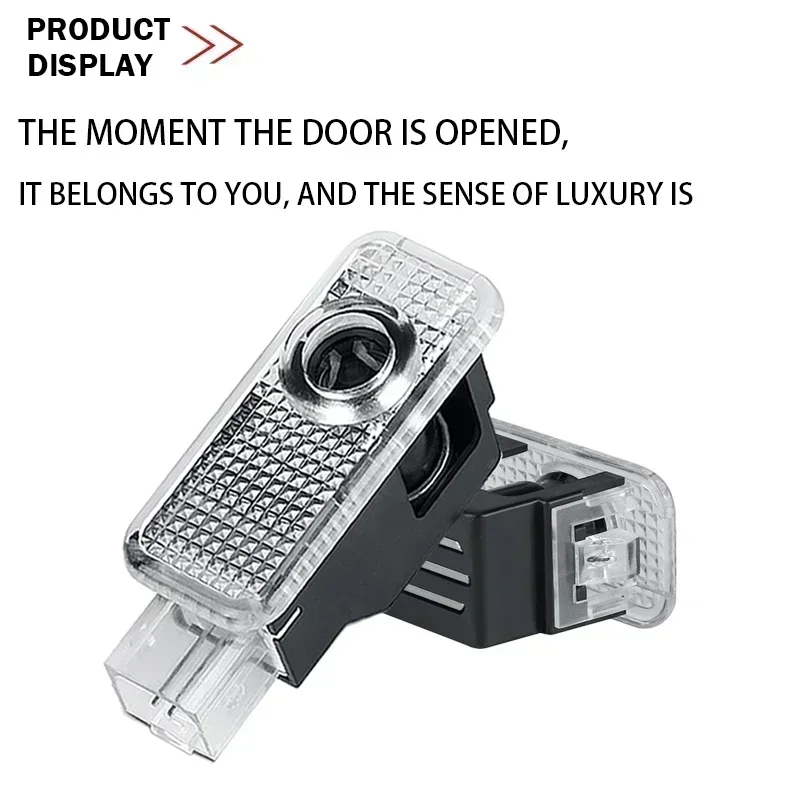 자동차 문 환영 빛 Led HD 프로젝터 램프 아우디 A3 A4 B8 8P 8V A6 C7 A5 Q5 B7 B6 B9 SLINE QUTTRO RS Q3 Q7 S3 S4 S5 S6 S8