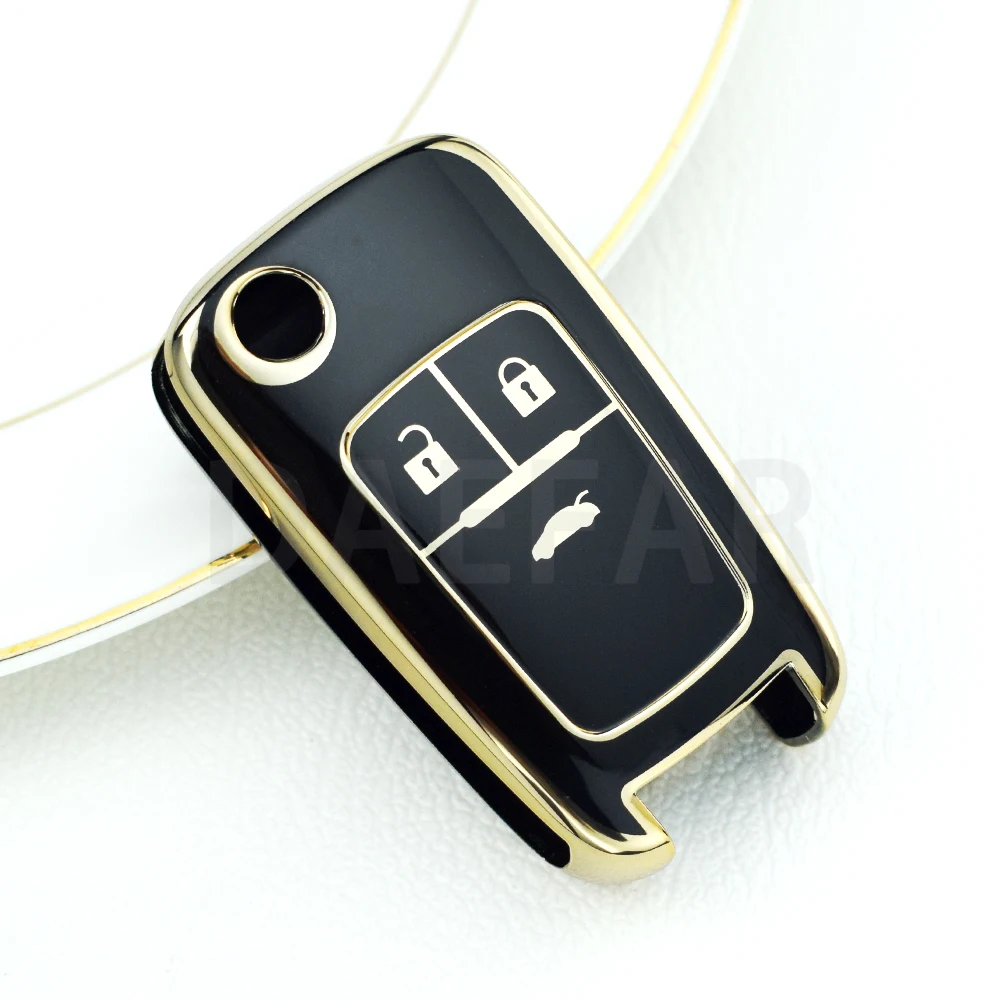 Chevrolet Chevy Cruze Malibu Camaro Aveo Equinox Impala Sonic 2 3 4 5 버튼 TPU 스마트 키 케이스 용 Chevrolet 자동차 키 Fob 용